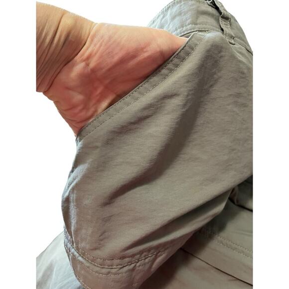 The North Face Convertible Cargo Pants Ladies Size 12 Gray - Picture 9 of 11
